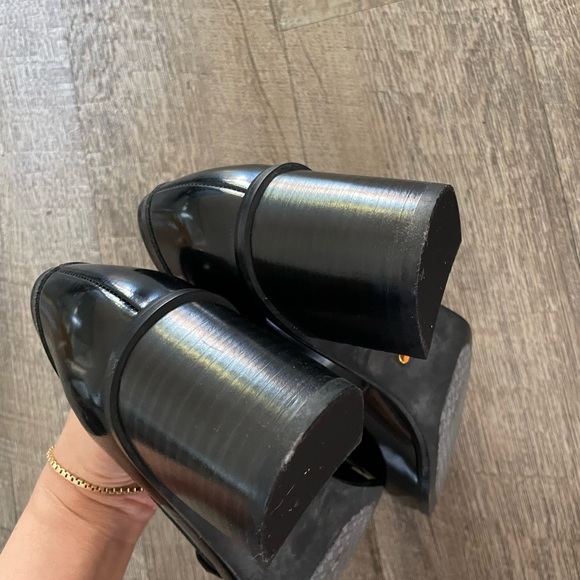 NWOT Ralph Lauren leather loafer heel mules y2k - Picture 4 of 9